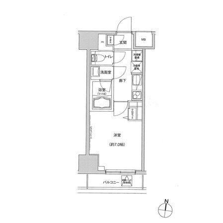 ラヴァンド大島の物件間取画像